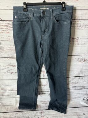 Goodfellow & Co Men's Dark Gray Blue Straight-Leg Jeans Size 33Wx30L